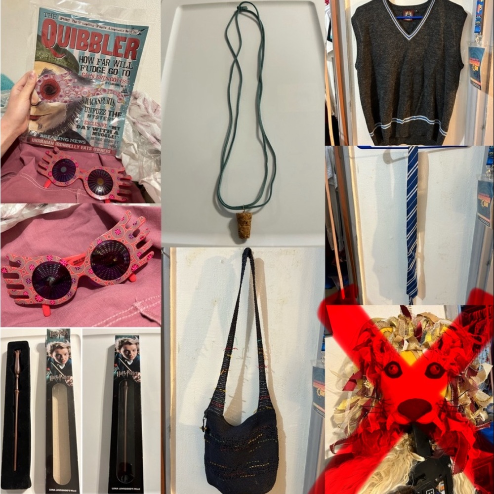 Harry Potter Luna Lovegood costume lot